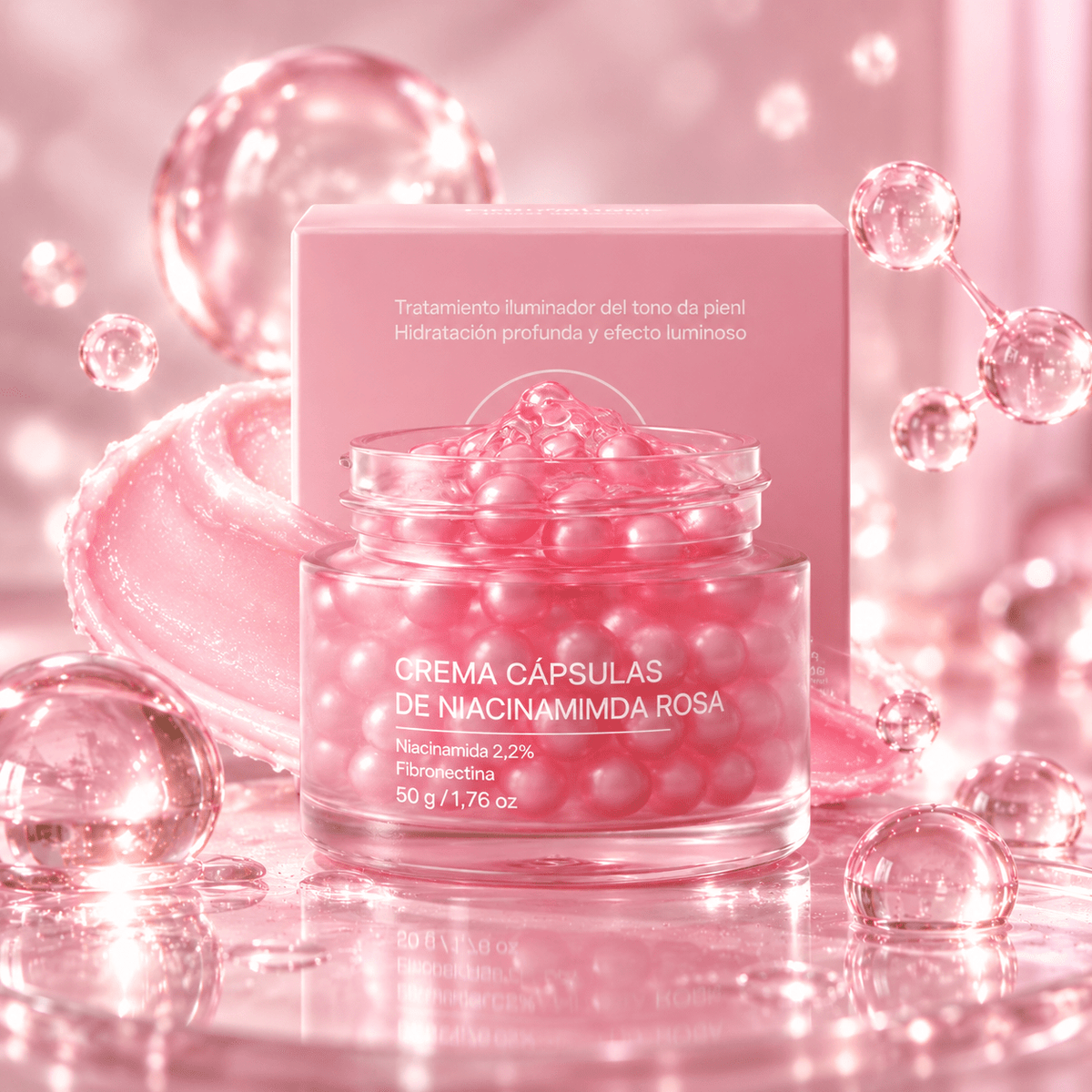 CREMA SKIN-CARE KOREANO 2% NIACINAMIDA ÁCIDO HIALURÓNICO - Chichicas