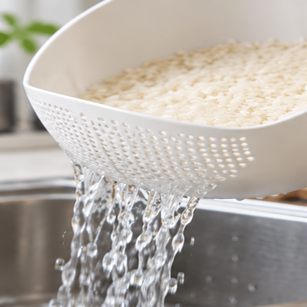 LAVA Y LISTO — Cesta Escurridora 2 en 1 para Arroz y Verduras - Chichicas
