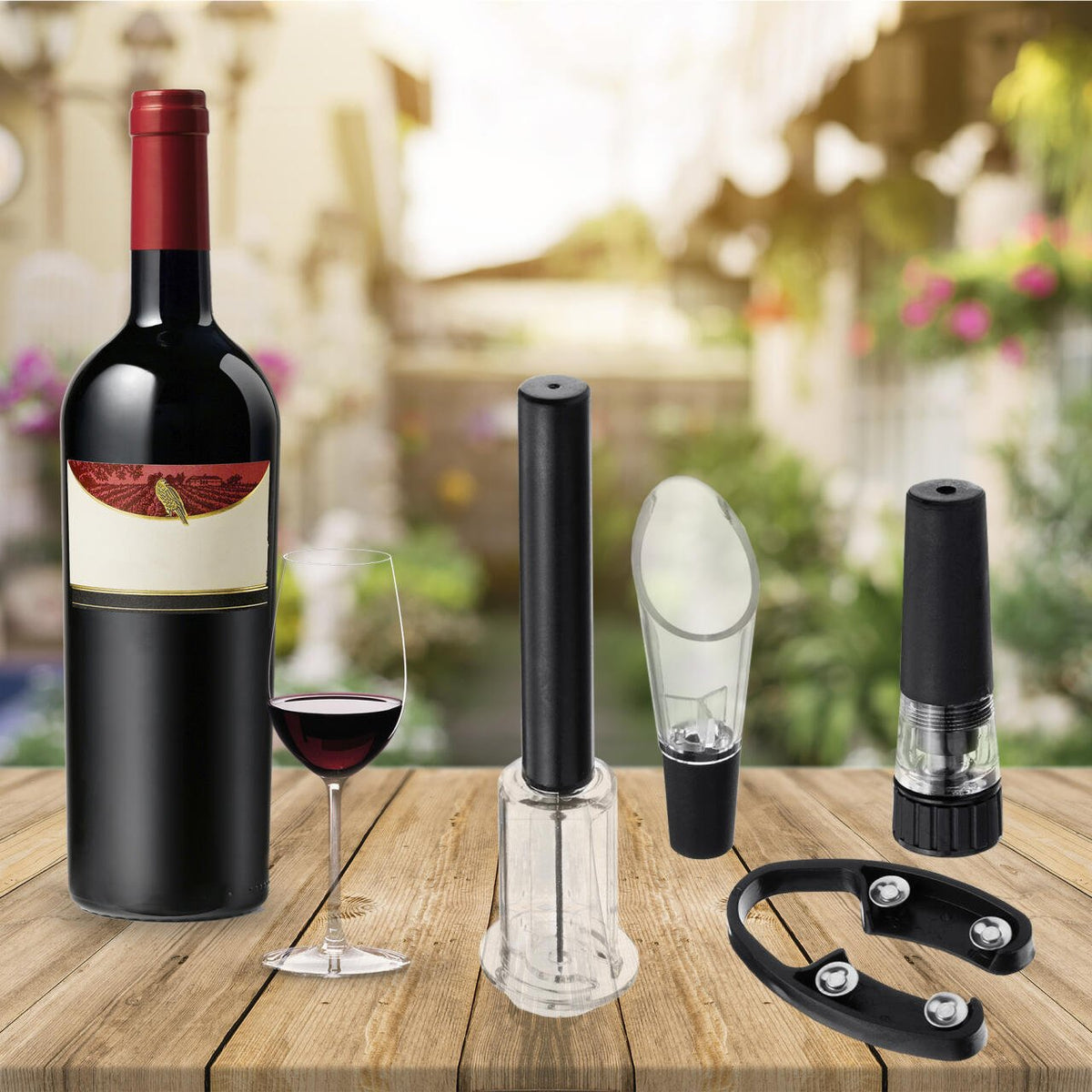 SIN DRAMA DE CORCHO - Sacacorchos De Aire A Presión Para Botellas De Vino - Chichicas